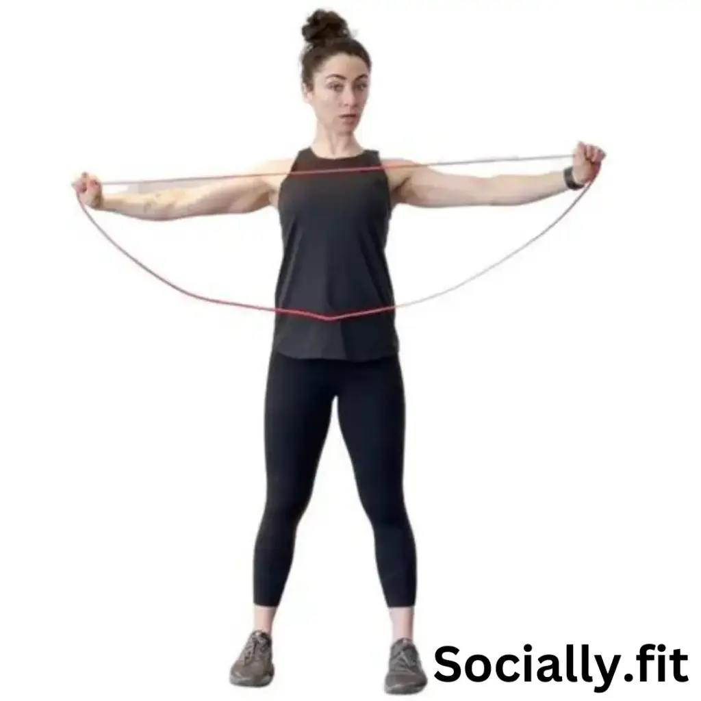 Band Pull aparts- Scapular Retraction Exercises