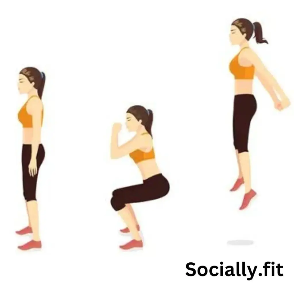 Jump Squat - How Many Squats a Day to Lose Belly Fat