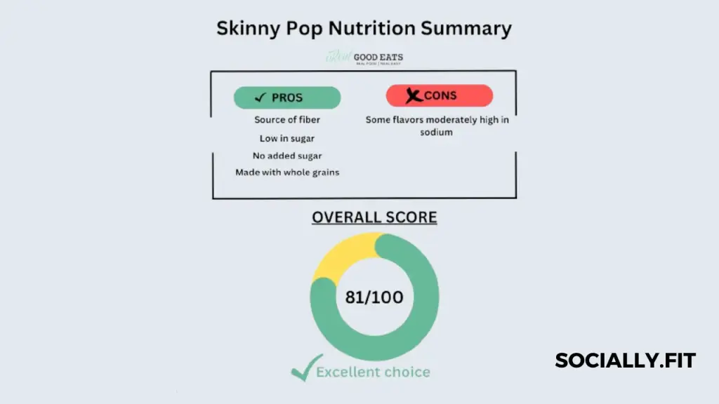 Is skinny pop healthy